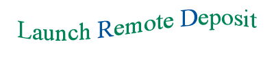 Launch remote deposit application